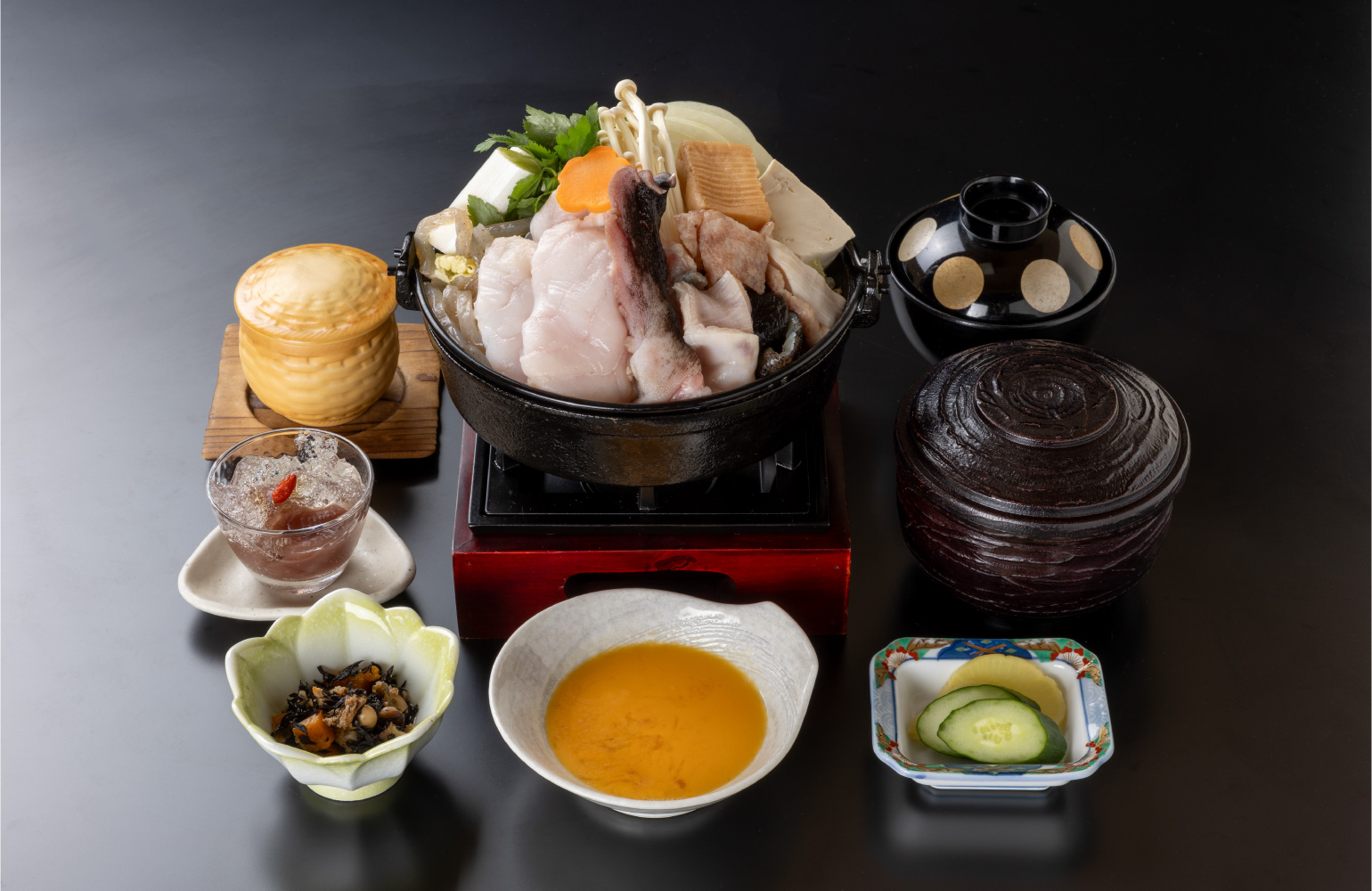 あんこうのすき焼き御膳